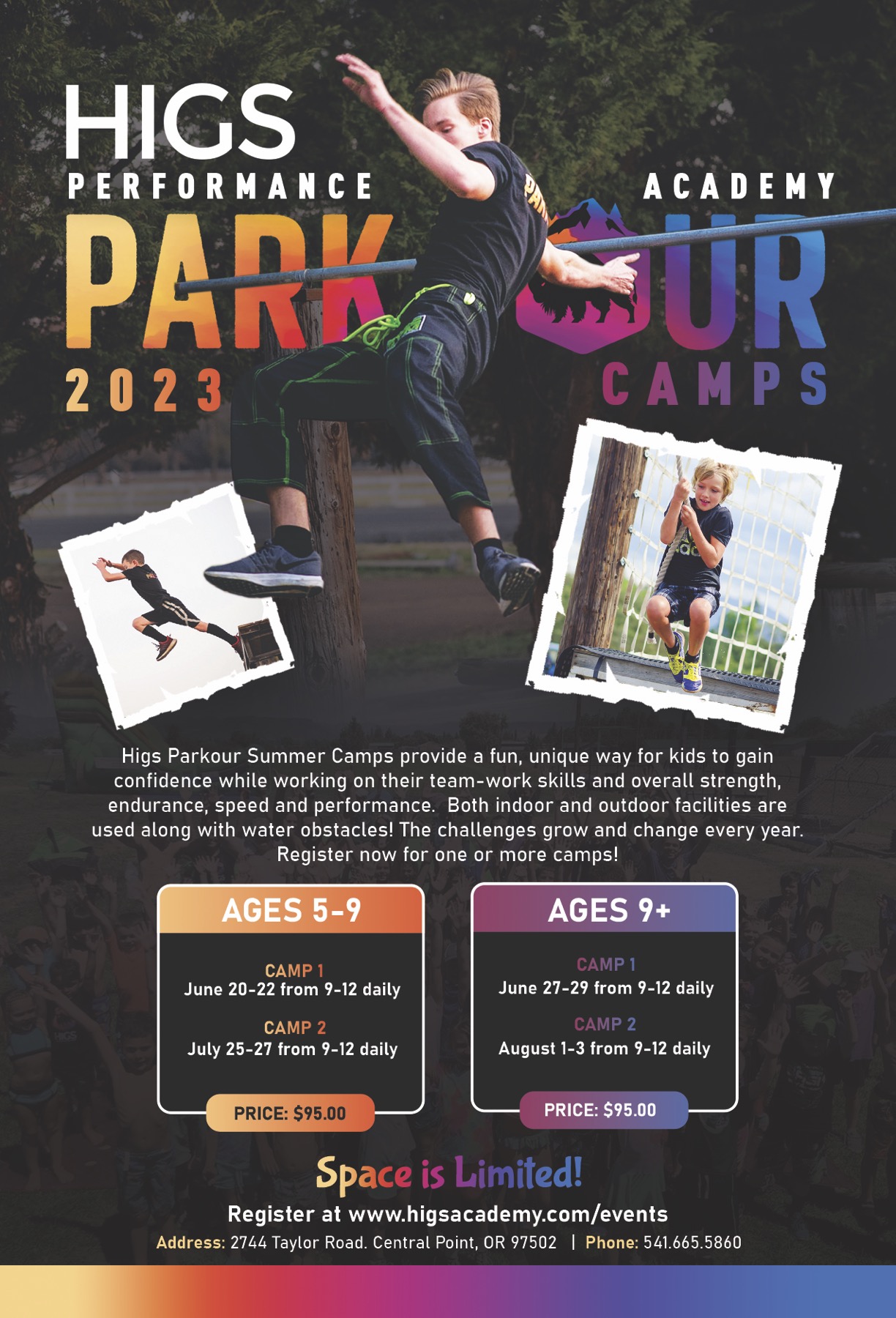 Parkour Summer Camps
